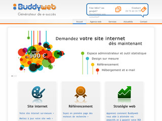 Aperçu visuel du site http://www.buddyweb.fr