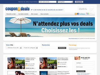 Coupon and Deals - Revendez vos deals - Couponandeals.fr