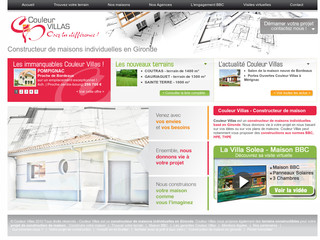 Aperçu visuel du site http://www.couleur-villas.fr