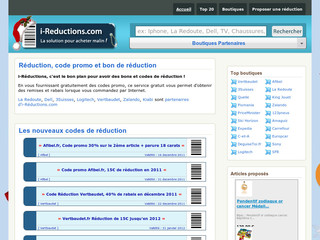 Aperçu visuel du site http://www.i-reductions.com