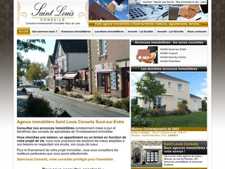 Aperçu visuel du site http://www.saintlouisconseils44.fr/