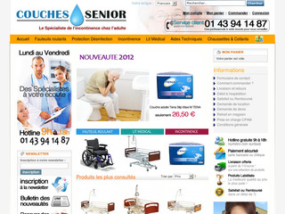 Couches Incontinence Urinaire - Couches-senior.com