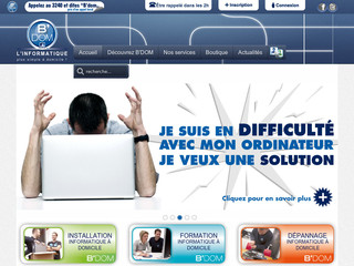 Aperçu visuel du site http://www.bdom.fr