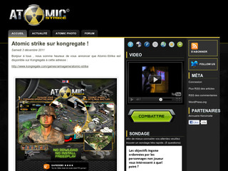 Aperçu visuel du site http://www.atomic-strike.com