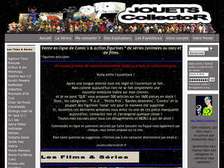 Aperçu visuel du site http://www.jouetscollector.com