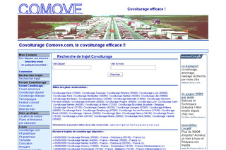 Aperçu visuel du site http://www.comove.com