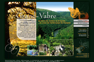Aperçu visuel du site http://www.grand-vabre.fr