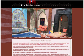 Aperçu visuel du site http://www.riadabdou.com
