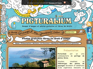 Aperçu visuel du site http://www.picturalium.com