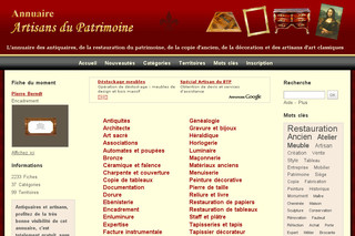 Annuaire Artisans du Patrimoine sur artisans-patrimoine.fr