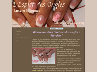 Aperçu visuel du site http://www.l-esprit-des-ongles.com
