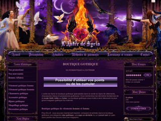 Aperçu visuel du site http://www.antredesyria.com