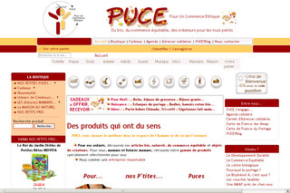 Aperçu visuel du site http://www.pucethique.com