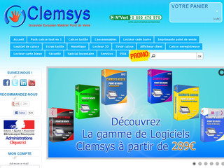 Aperçu visuel du site http://www.clemsys.com/