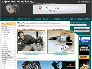 Aperçu visuel du site http://www.bijoux-et-montres.com