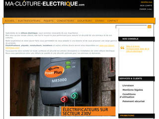 Clôture électrique avec Ma-cloture-electrique.com Clôture électrique avec Ma-cloture-electrique.com