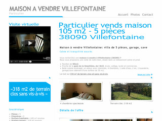 Aperçu visuel du site http://www.maison-a-vendre-villefontaine.fr