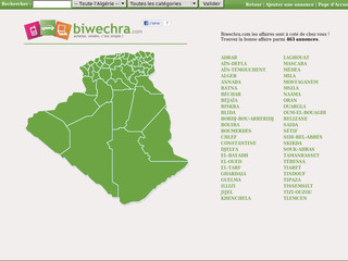 Aperçu visuel du site http://www.biwechra.com