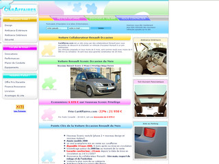 Aperçu visuel du site http://www.caraffaires.com