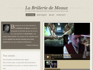 Aperçu visuel du site http://www.brulerie-meaux.fr