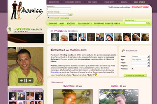 Aperçu visuel du site http://www.mamiss.com