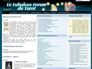 Le Fabuleux Forum du Tarot sur ff-tarot.com 