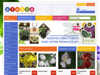 Aperçu visuel du site http://www.plante-en-ligne.com Aperçu visuel du site http://www.plante-en-ligne.com