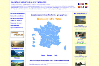 Aperçu visuel du site http://www.location-saisonniere.eu