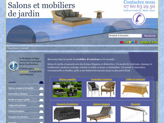 Aperçu visuel du site http://www.salons-pour-jardin.com