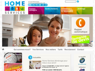 Aperçu visuel du site http://www.home-services.com