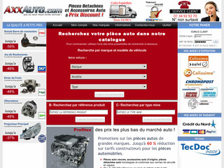 Axxauto, vente accessoires et pièces détachées auto - Axxauto.com