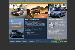 Aperçu visuel du site http://www.location-voiture-au-maroc.com