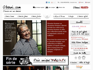 Aperçu visuel du site http://www.oberni.com