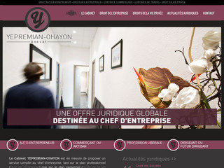 Aperçu visuel du site http://www.yepremian-ohayon-avocat.fr