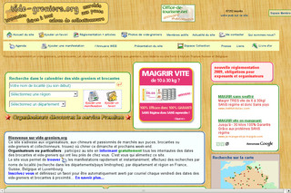 Aperçu visuel du site http://vide-greniers.org/
