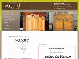 Aperçu visuel du site http://www.vazard.com