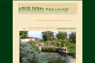 Aperçu visuel du site http://www.aquajardicreation.fr