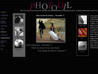 Aperçu visuel du site http://www.photogil.fr