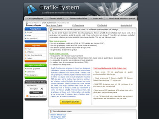 Aperçu visuel du site http://www.grafik-system.com