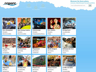 Aperçu visuel du site http://www.ooparc.com