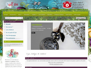 Aperçu visuel du site http://www.e-ijin.fr