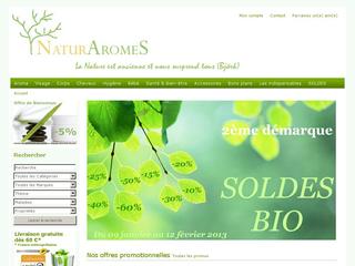 Boutique en ligne de cosmétiques bio et produits naturels et bio - Naturaromes.fr