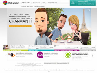 Aperçu visuel du site http://www.tassimo.fr