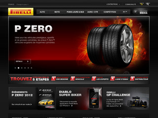 Aperçu visuel du site http://www.pirelli.com/tyre/fr/fr/homepage.html
