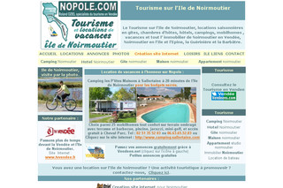 Aperçu visuel du site http://www.nopole.com
