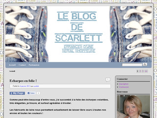 Le blog de Scarlett, errances d'une serial shoppeuse - Leblogdescarlett.com