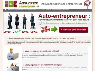 Aperçu visuel du site http://www.assurance-autoentrepreneur.net/