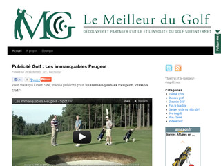 Aperçu visuel du site http://www.le-meilleur-du-golf.com