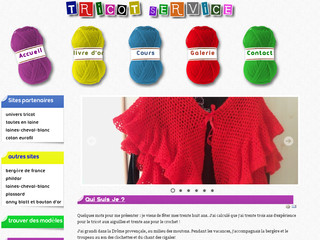 Aperçu visuel du site http://www.tricot-service.fr