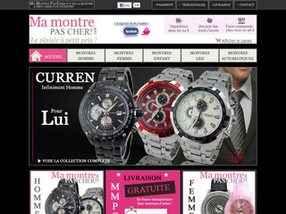 Ma montre pas cher sur Ma-montre- pas-cher.com